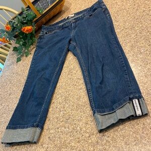 Banana Republic Blue Jean Capri Crop Pants 29/8